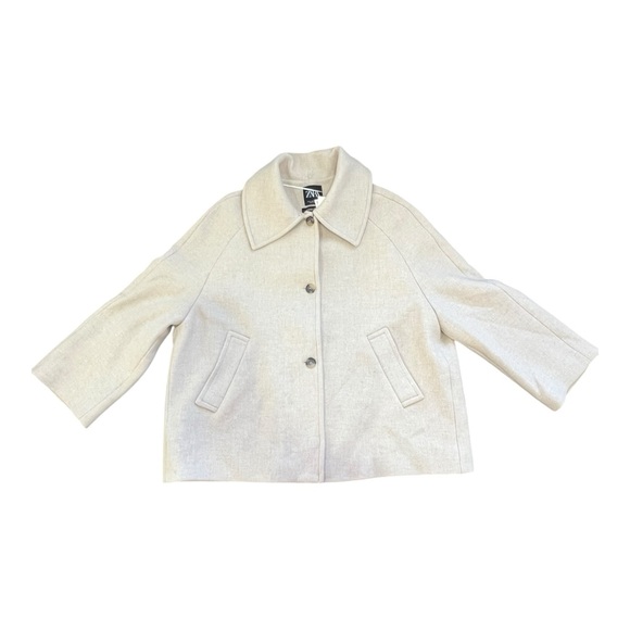 ZARA Striped V-Neck Sweater women’s Size Large yellow and purple super soft - Picture 12 of 12